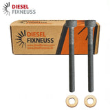 2x SCHRAUBE EINSPRITZDÜSENHALTER +15×7.15×1.5 mm DICHTRING FÜR MERCEDES