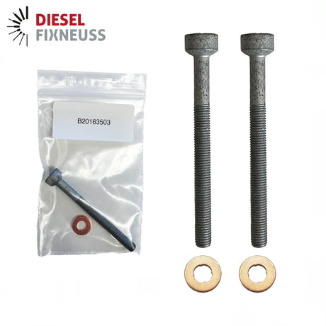 2x SCHRAUBE EINSPRITZDÜSENHALTER +15×7.15×1.5 mm DICHTRING FÜR MERCEDES