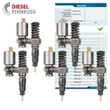 5x Einspritzdüse BEBE2A00001 2.5 Td5 Defender Discovery Diesel Injektor