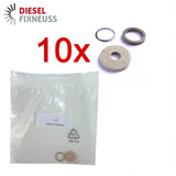 10x Common Rail Reparatur Dichtsatz für Bosch Injektor Einspritzdüse Dichtung