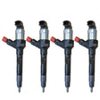 4x DENSO Injectors R2AA 13H50 for Mazda 2.2 MZR-CD/D engines (2008-2014) with test report. Compatible with Mazda3, Mazda6 and CX-7 models, 92-136 KW.