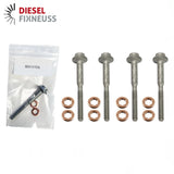 4x Dehnschrauben WHT003187 und 13×7.7×2.5 mm Kupferdichtring 1.6 TDI