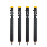 4x Delphi EJBR04501D fuel injectors for SsangYong 2.0 XDi engines, incl. test report. Compatible with Actyon, Kyron, and Rexton models (2005–2015). OE ref: A6640170121.