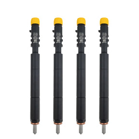 4x Delphi EJBR04501D fuel injectors for SsangYong 2.0 XDi engines, incl. test report. Compatible with Actyon, Kyron, and Rexton models (2005–2015). OE ref: A6640170121.